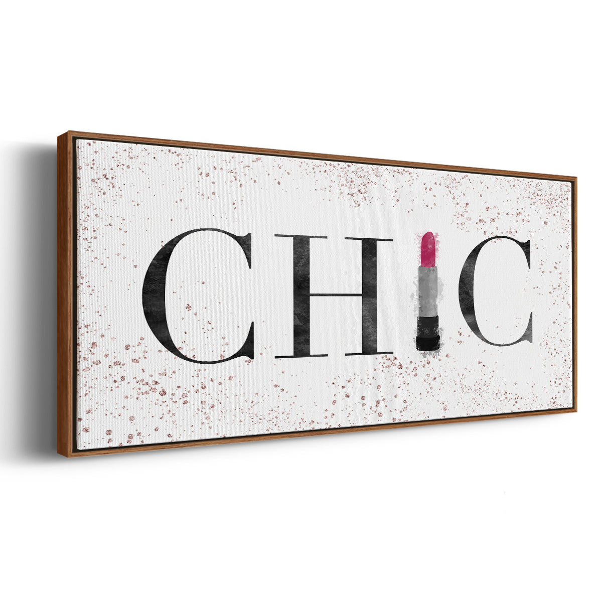 Chic - Floater Framed Canvas Print