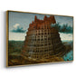 The Tower of Babel, c. 1568 - Floater Framed Canvas Print