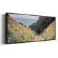 The Path at La Cavée, Pourville - Floater Framed Canvas Print
