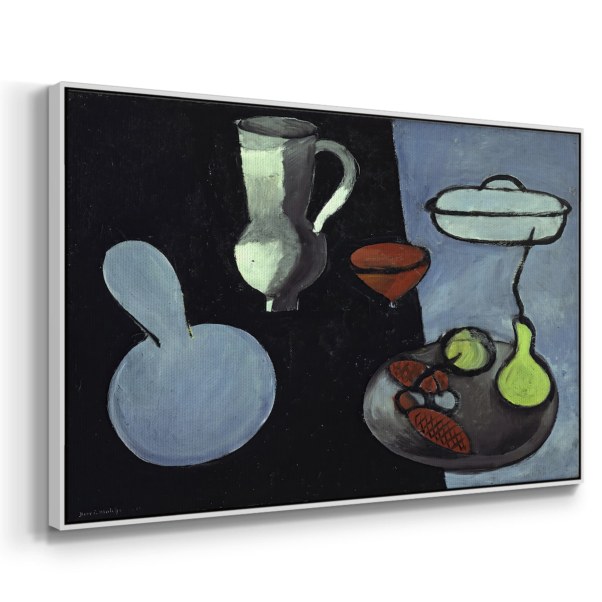 The Gourds (Les coloquintes), 1916 - Floater Framed Canvas Print