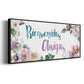 Bienvenidos Amigos - Floater Framed Canvas Print