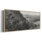 East Rock, New Haven - Floater Framed Canvas Print