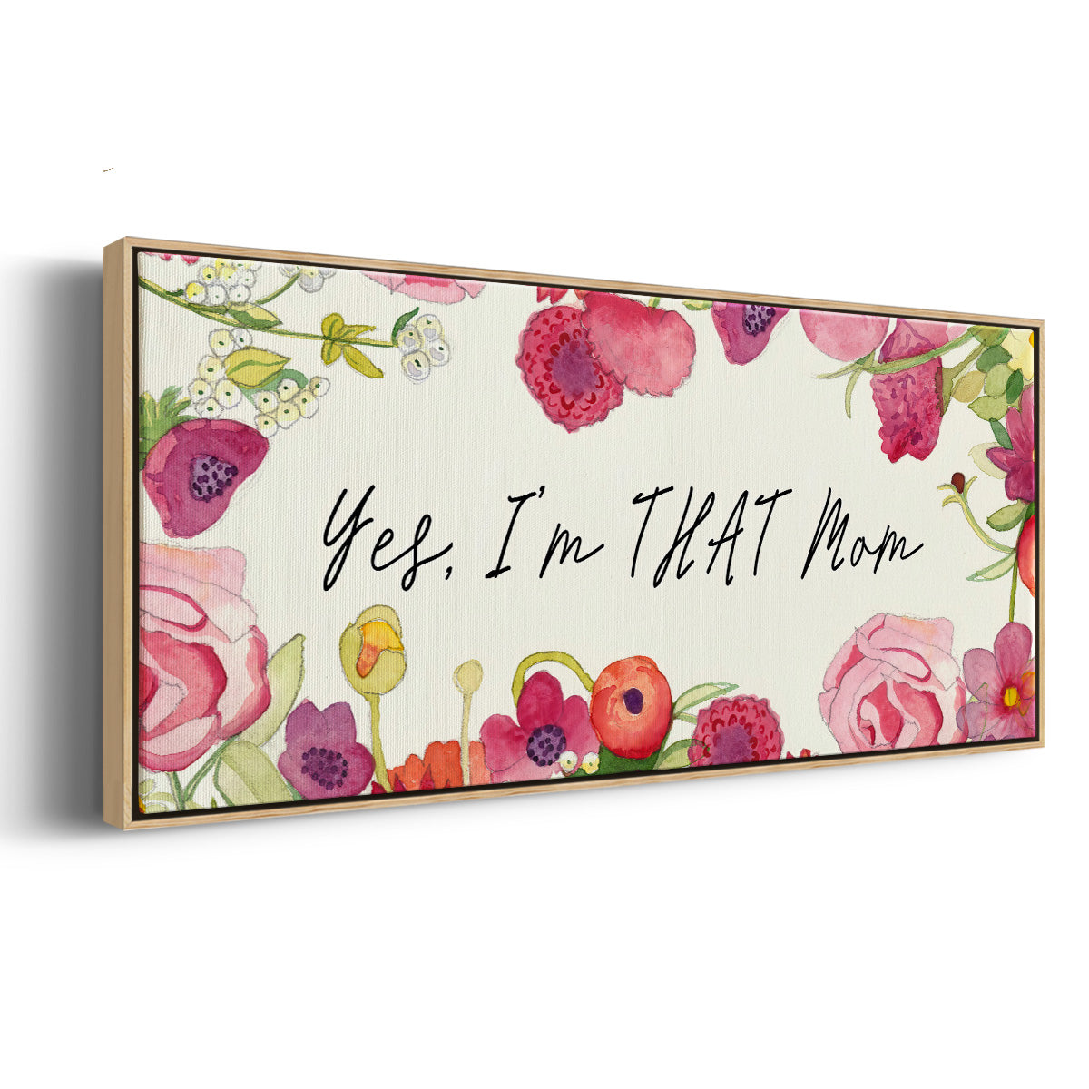 You Da Mom Collection D - Floater Framed Canvas Print