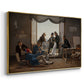 A Group of Danish Artists in Rome, 1837 - Floater Framed Canvas Print