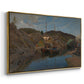 Pilotboats, 1875 - Floater Framed Canvas Print