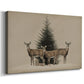 Tinsel-Gold Village at Dusk - Canvas Art Print