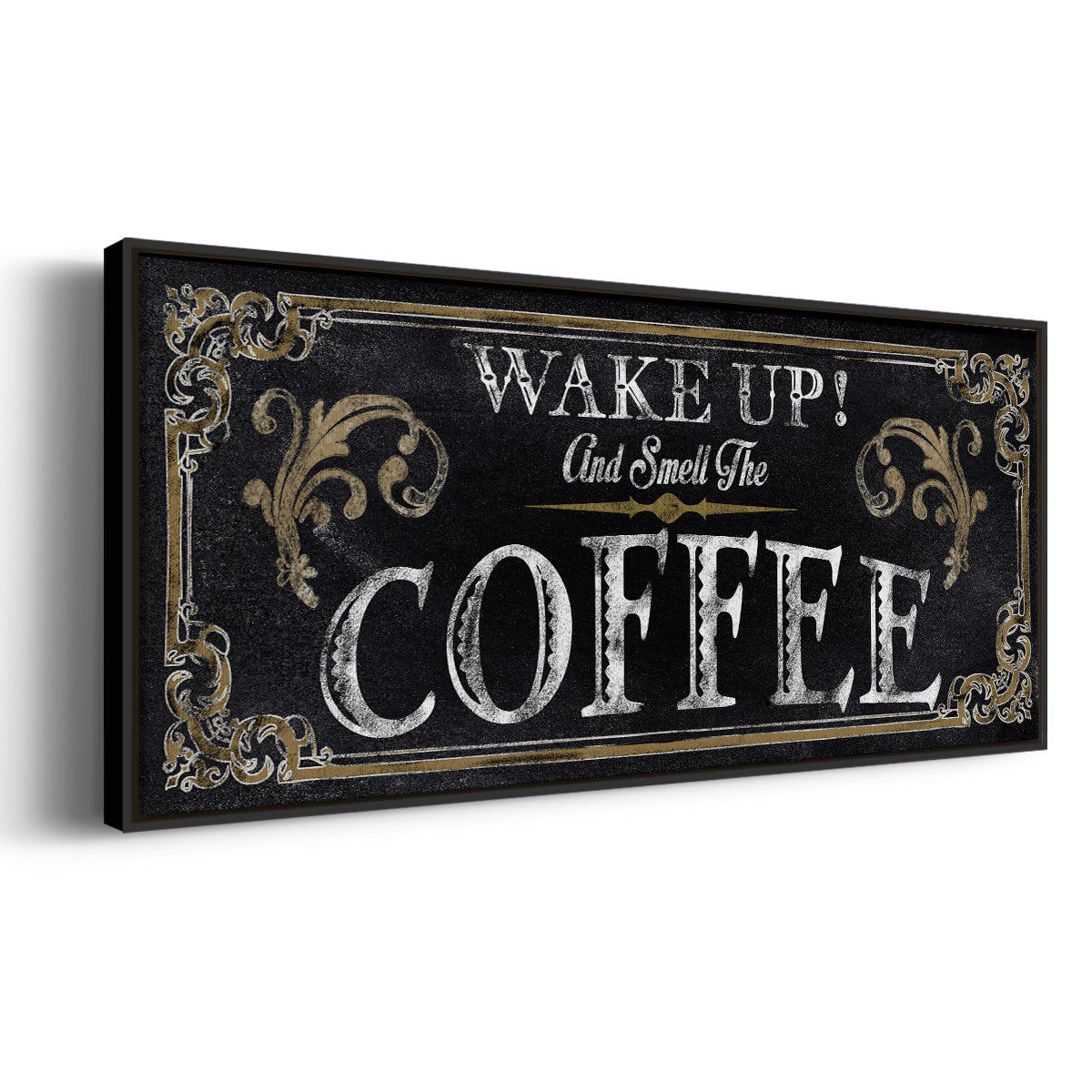 Wake Up! - Floater Framed Canvas Print