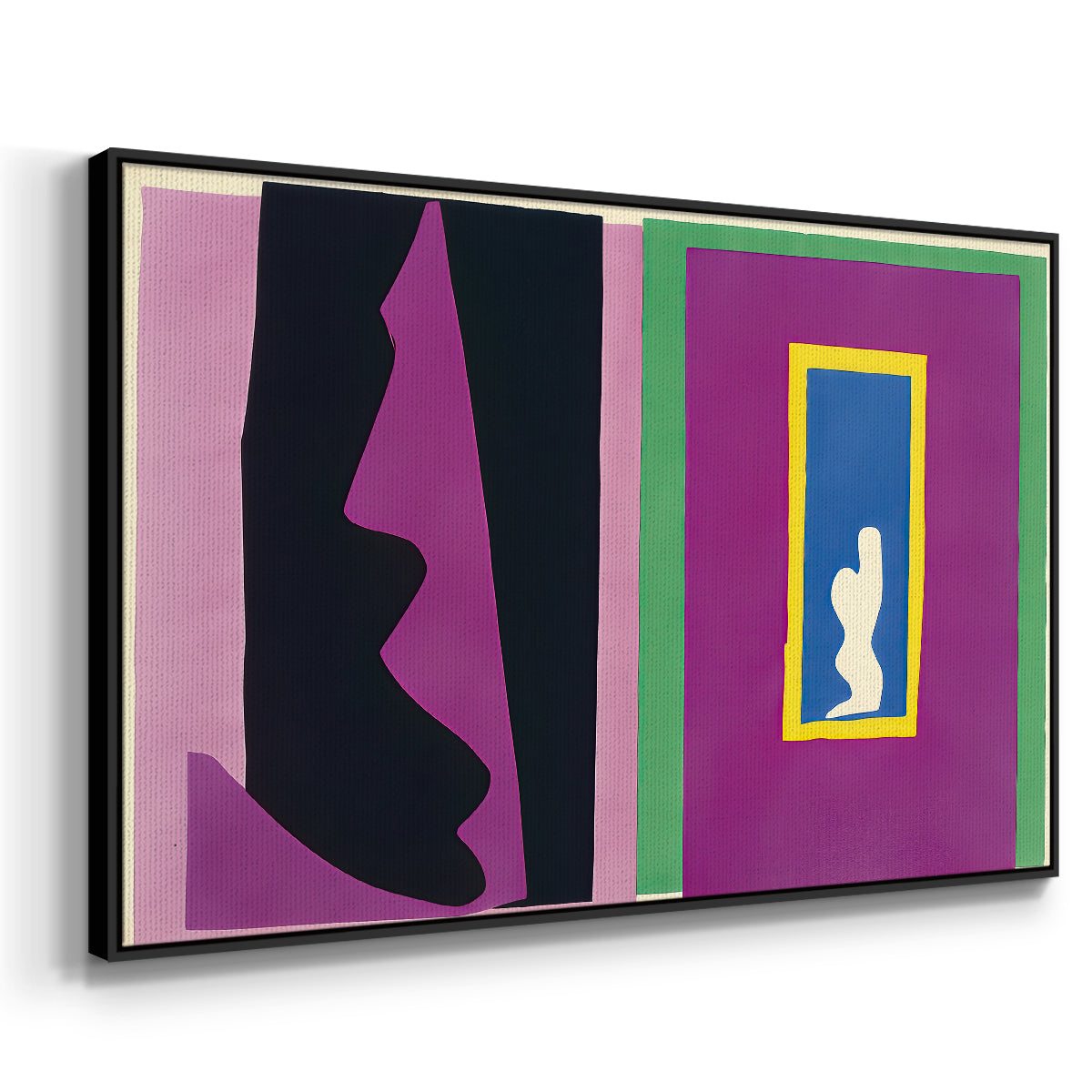 Destiny (Le destin), from Jazz, 1947 - Floater Framed Canvas Print