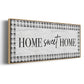 Home Sweet Home - Floater Framed Canvas Print