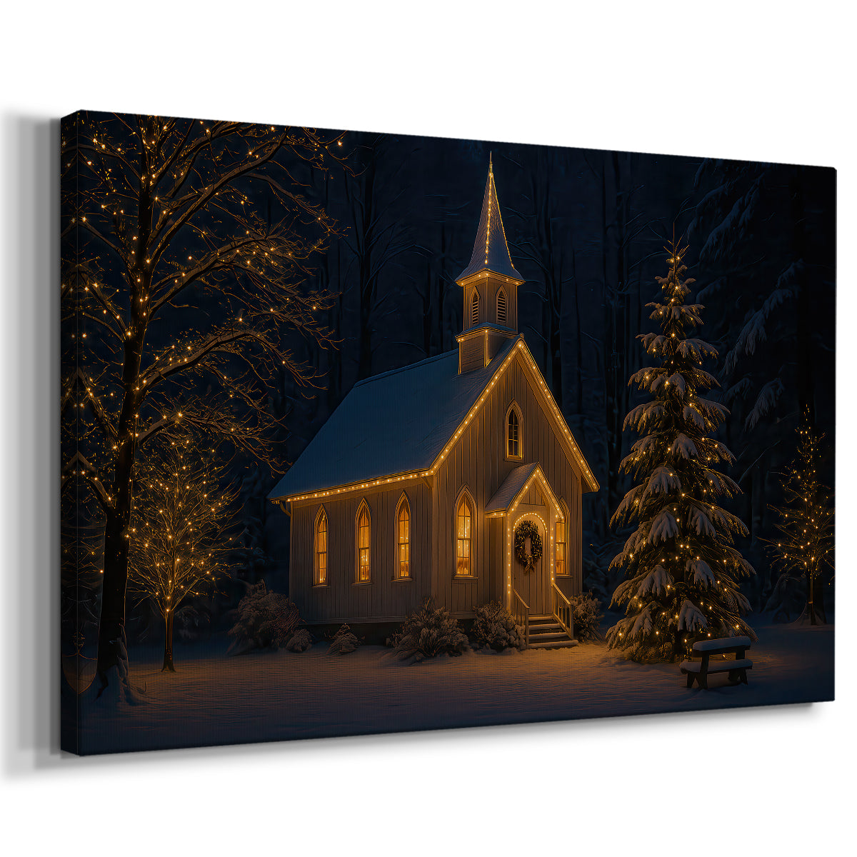 Quiet Whisper of Manger - Canvas Art Print