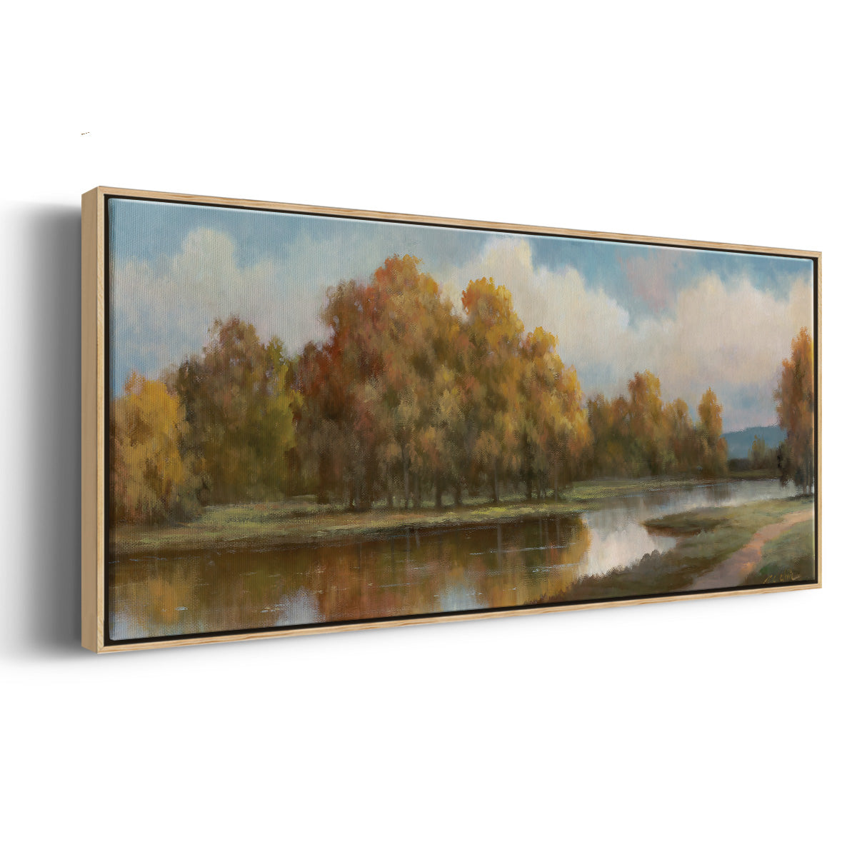 Shenandoah II - Floater Framed Canvas Print