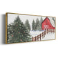 Christmas Time VI - Floater Framed Canvas Print