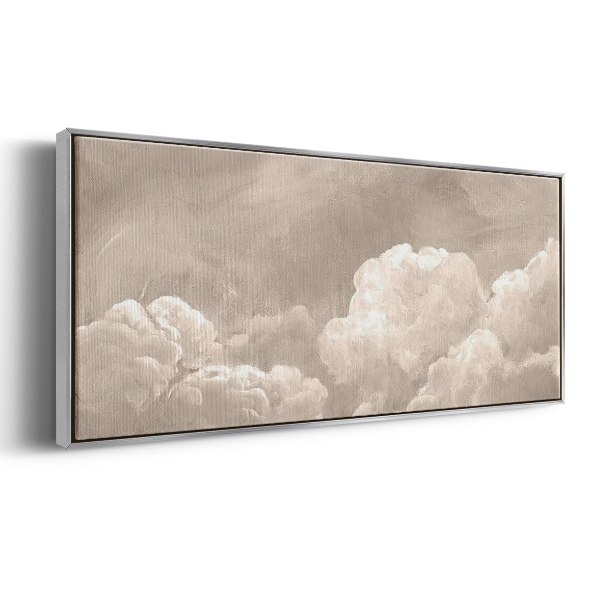 Painted Clouds I - Floater Framed Canvas Print