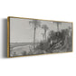 On the Coast of Florida - Floater Framed Canvas Print
