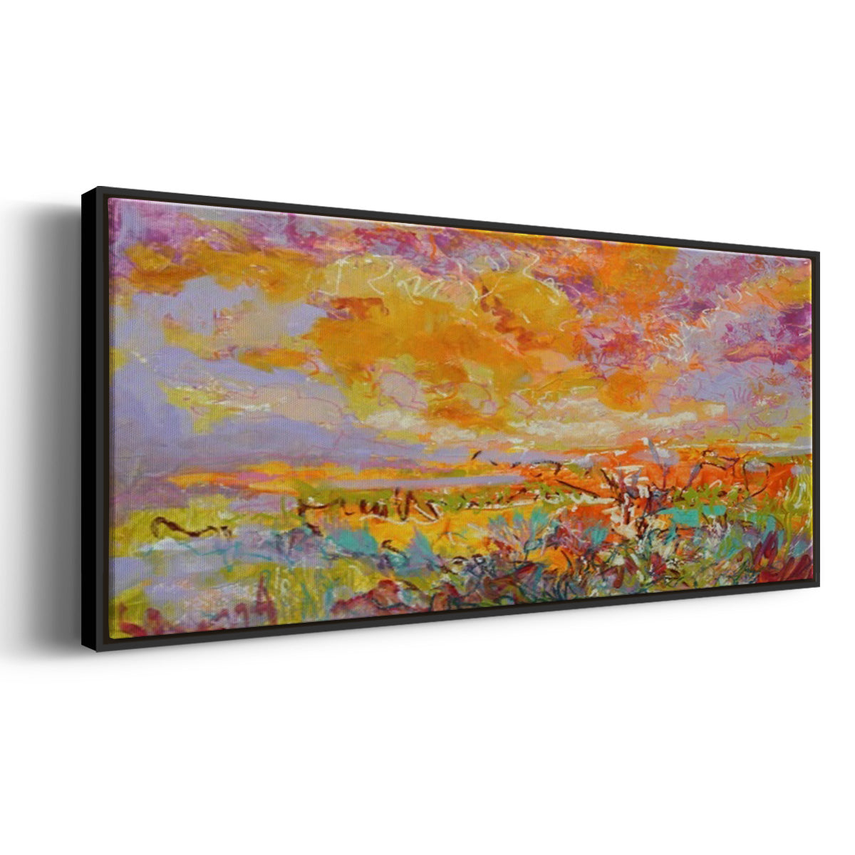 Radiance Remembered - Floater Framed Canvas Print
