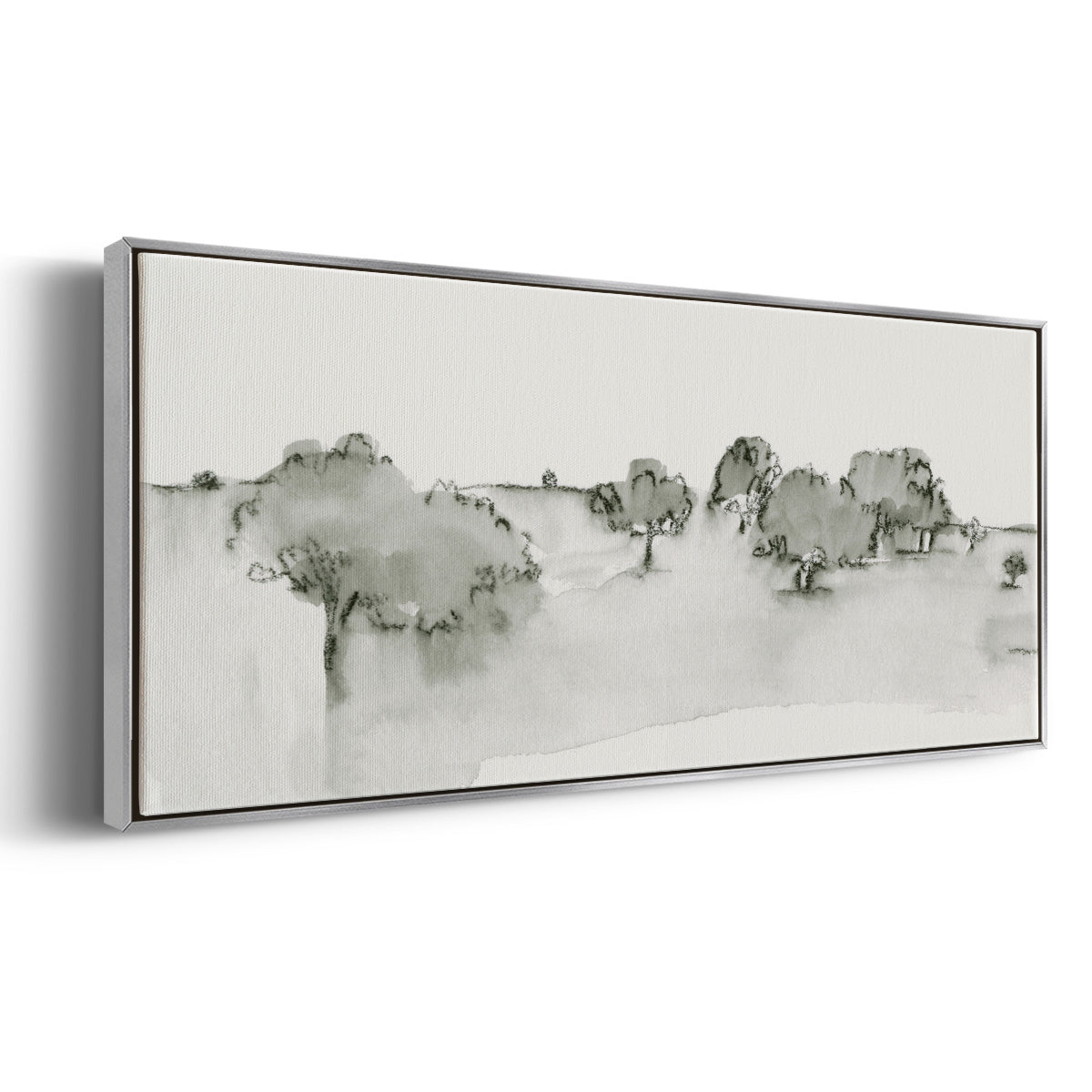 Scenic Scribble I - Floater Framed Canvas Print