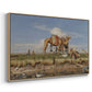 On the Banks of the Nile, Upper Egypt, 1876 - Floater Framed Canvas Print
