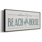 Our Beach House - Floater Framed Canvas Print