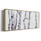 Birch Trees I - Floater Framed Canvas Print