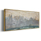Winter Landscape with Evening Sky, 1870 - Floater Framed Canvas Print