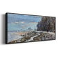 The Promenade at Argenteuil, Winter's Evening, 1875 - Floater Framed Canvas Print