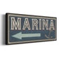 Shoreline Signs II - Floater Framed Canvas Print