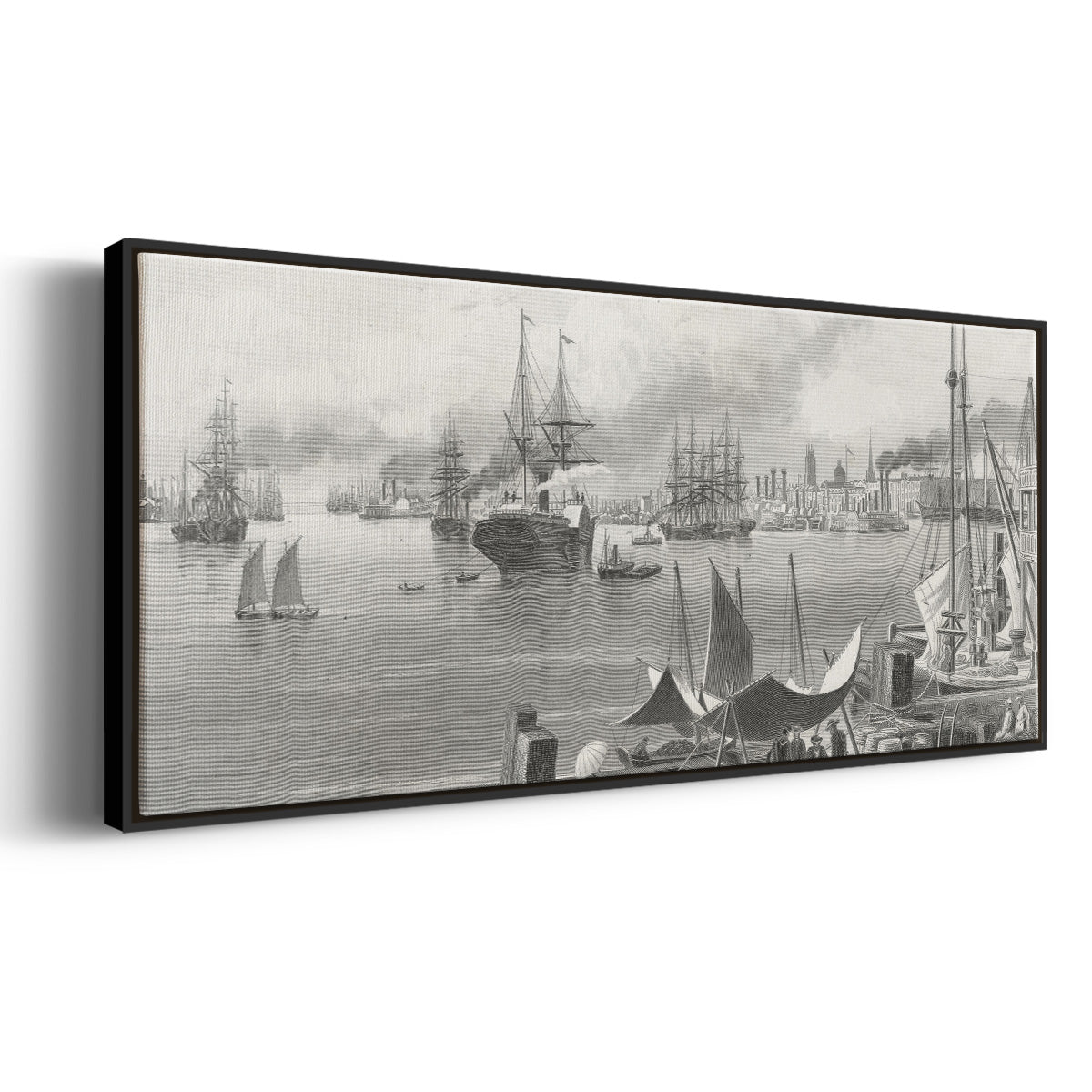 New Orleans - Floater Framed Canvas Print