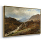 Mountain Landscape, 1864 - Floater Framed Canvas Print