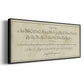 Manuscript Sampler V - Floater Framed Canvas Print