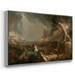 The Course of Empire: Destruction, 1836 - Floater Framed Canvas Print