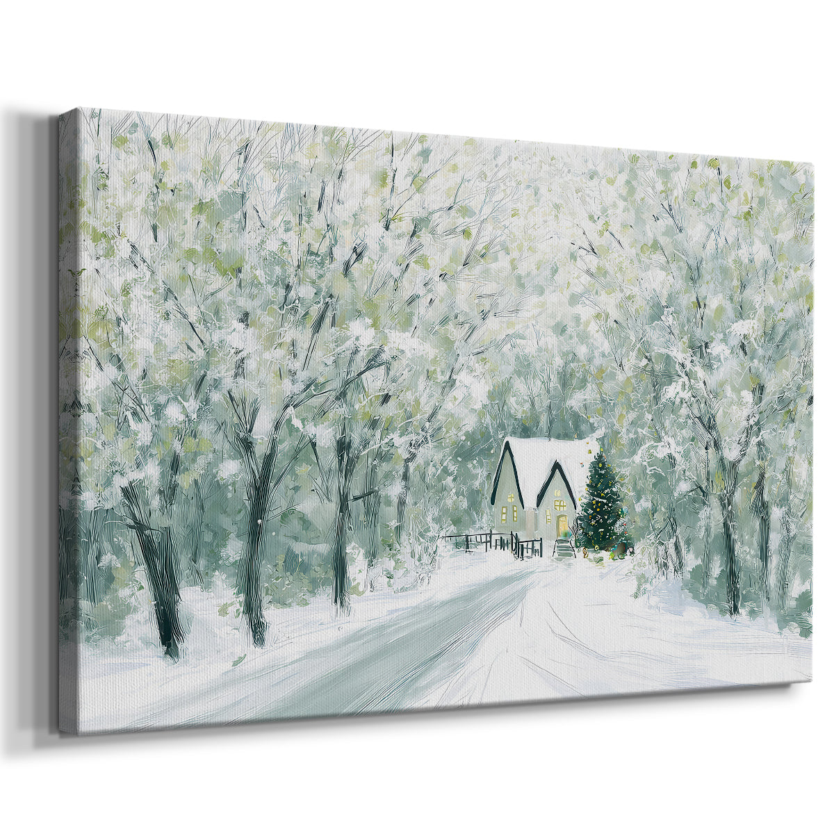Chapel of Snowwhite Blessing - Canvas Art Print