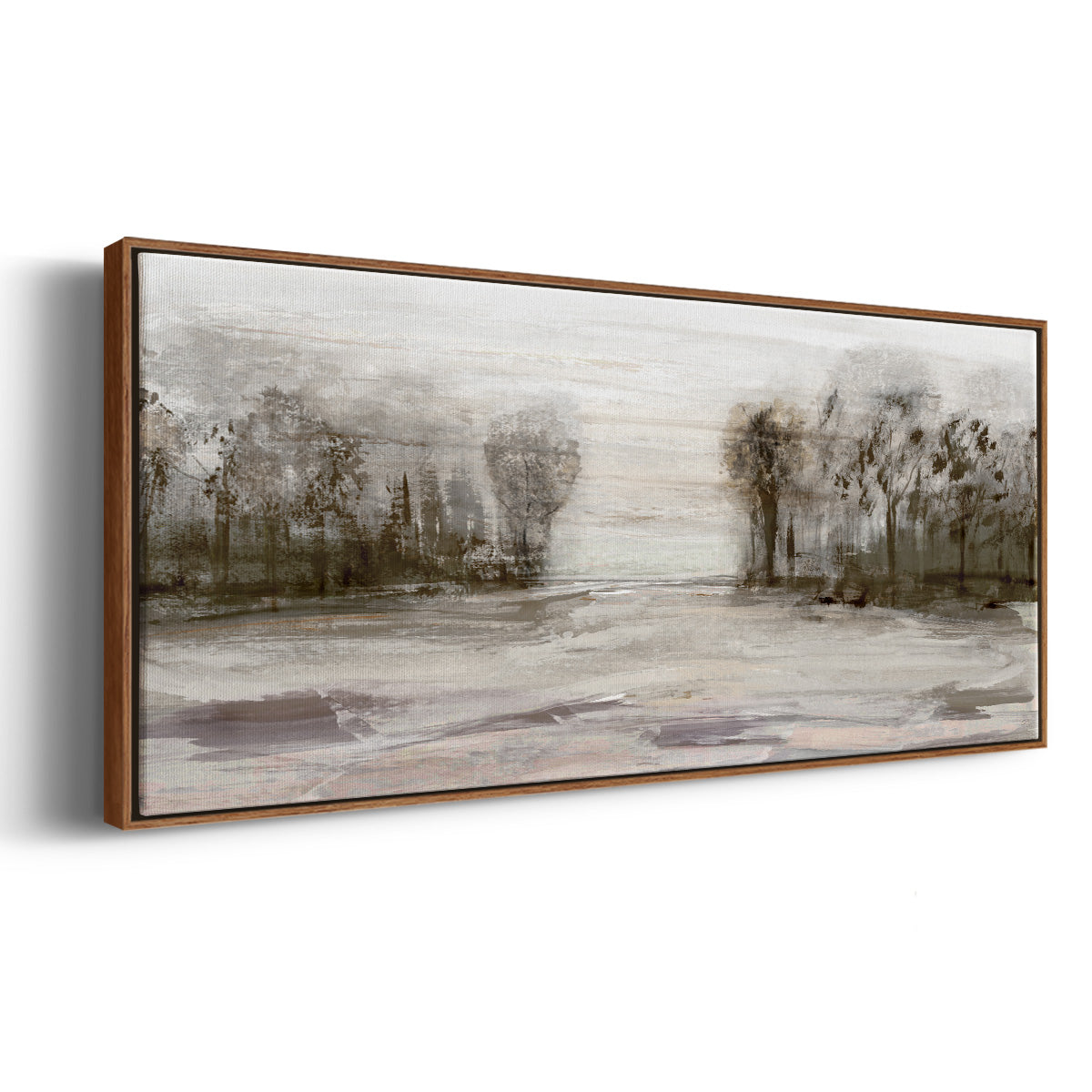 Near Graham Mountain - Floater Framed Canvas Print