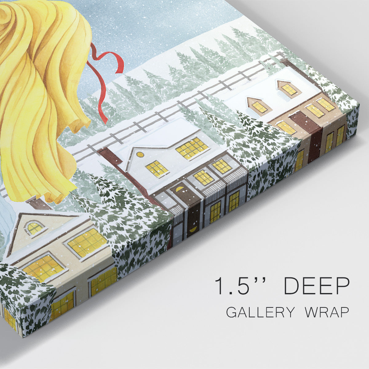 Christmas Angel I Premium Gallery Wrapped Canvas - Ready to Hang