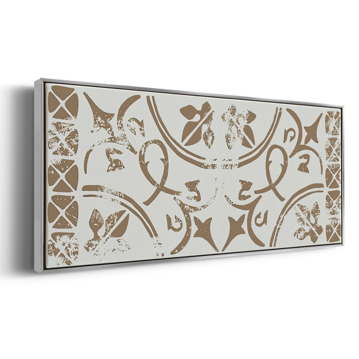 Ceramic Tile Collection D - Floater Framed Canvas Print