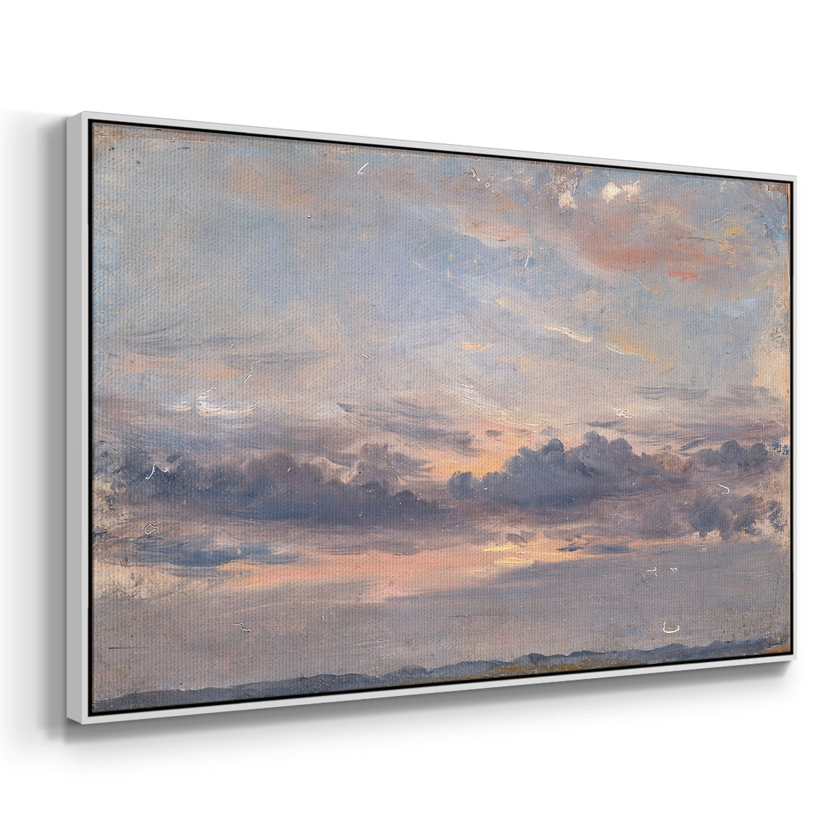 A Cloud Study, Sunset, c. 1821-1822 - Floater Framed Canvas Print