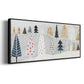 Christmas Chalet Collection D - Floater Framed Canvas Print