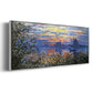 Sunset on the Seine - Floater Framed Canvas Print