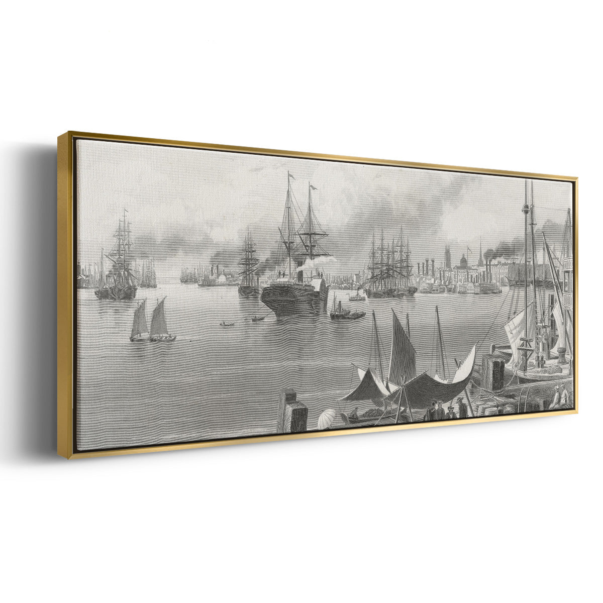 New Orleans - Floater Framed Canvas Print