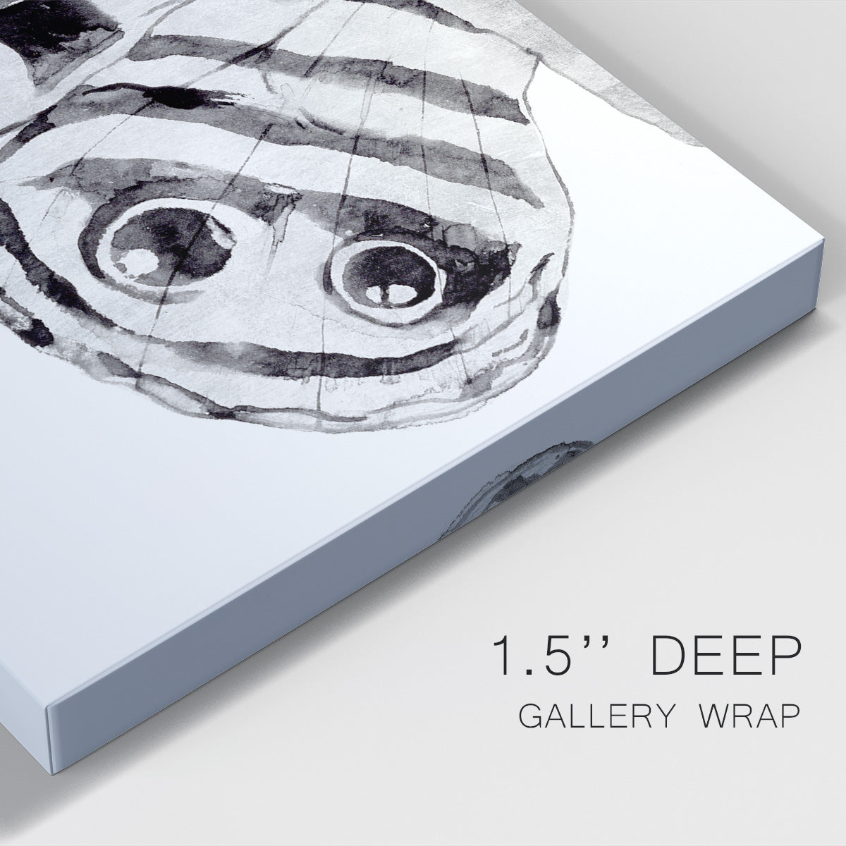 Monochrome Wings III Premium Gallery Wrapped Canvas - Ready to Hang