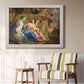 The Muses Urania and Calliope - Ornate Framed Canvas Print