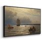 From the Inlet of Oslo, 1874 - Floater Framed Canvas Print