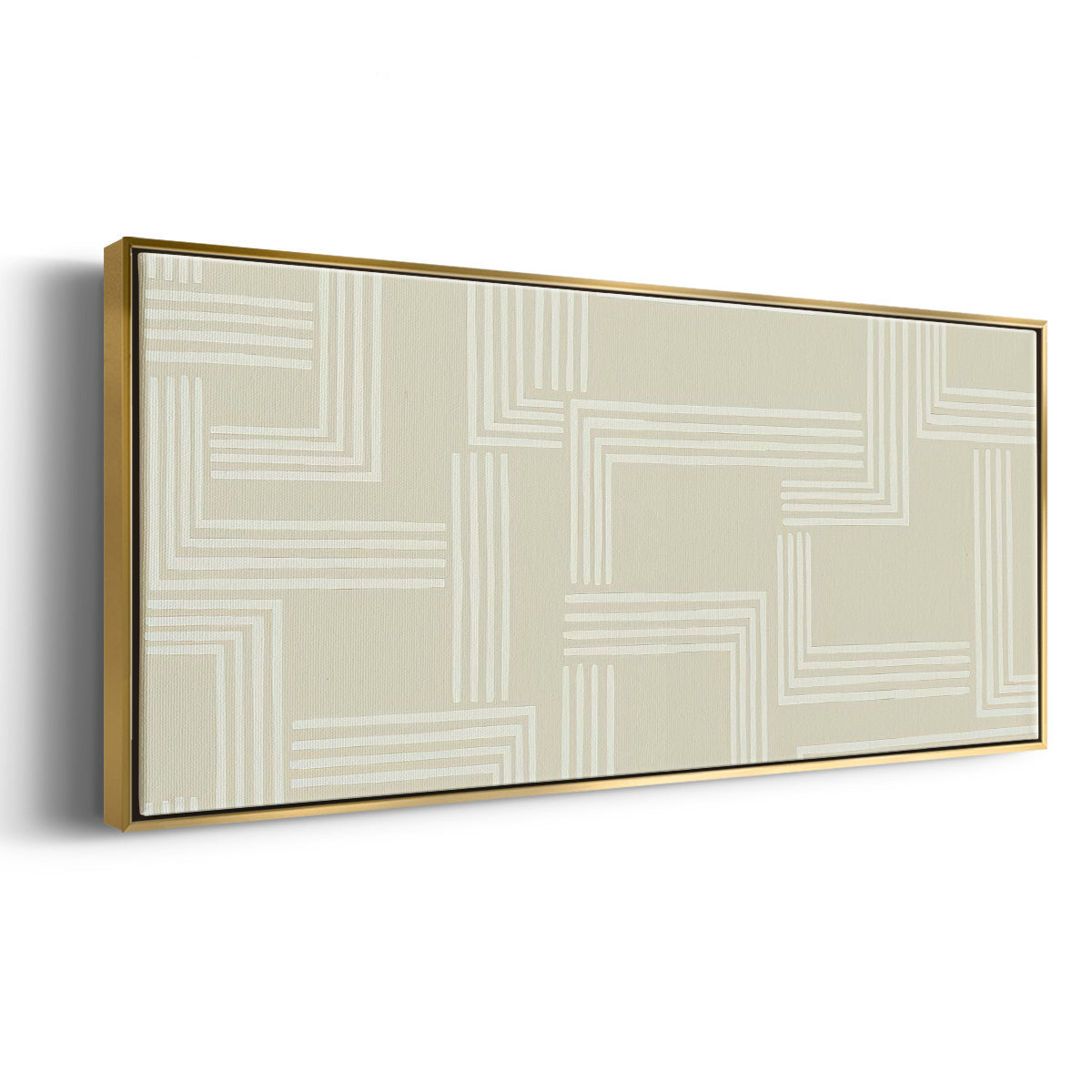 Roll Crossing IV - Floater Framed Canvas Print