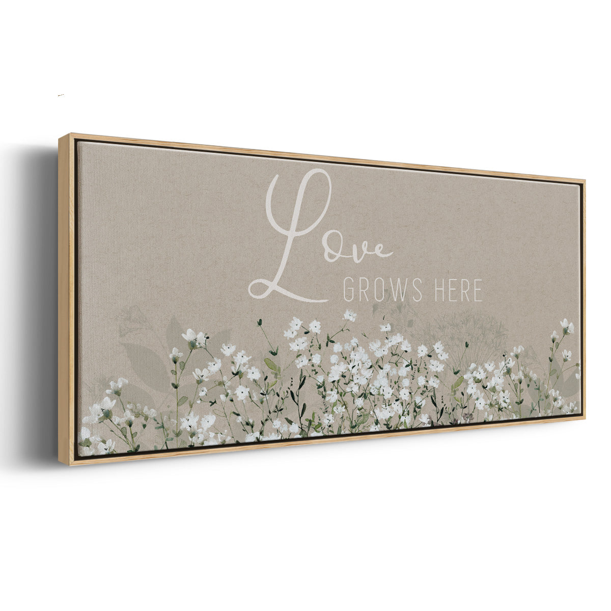 Bouquet of Love - Floater Framed Canvas Print