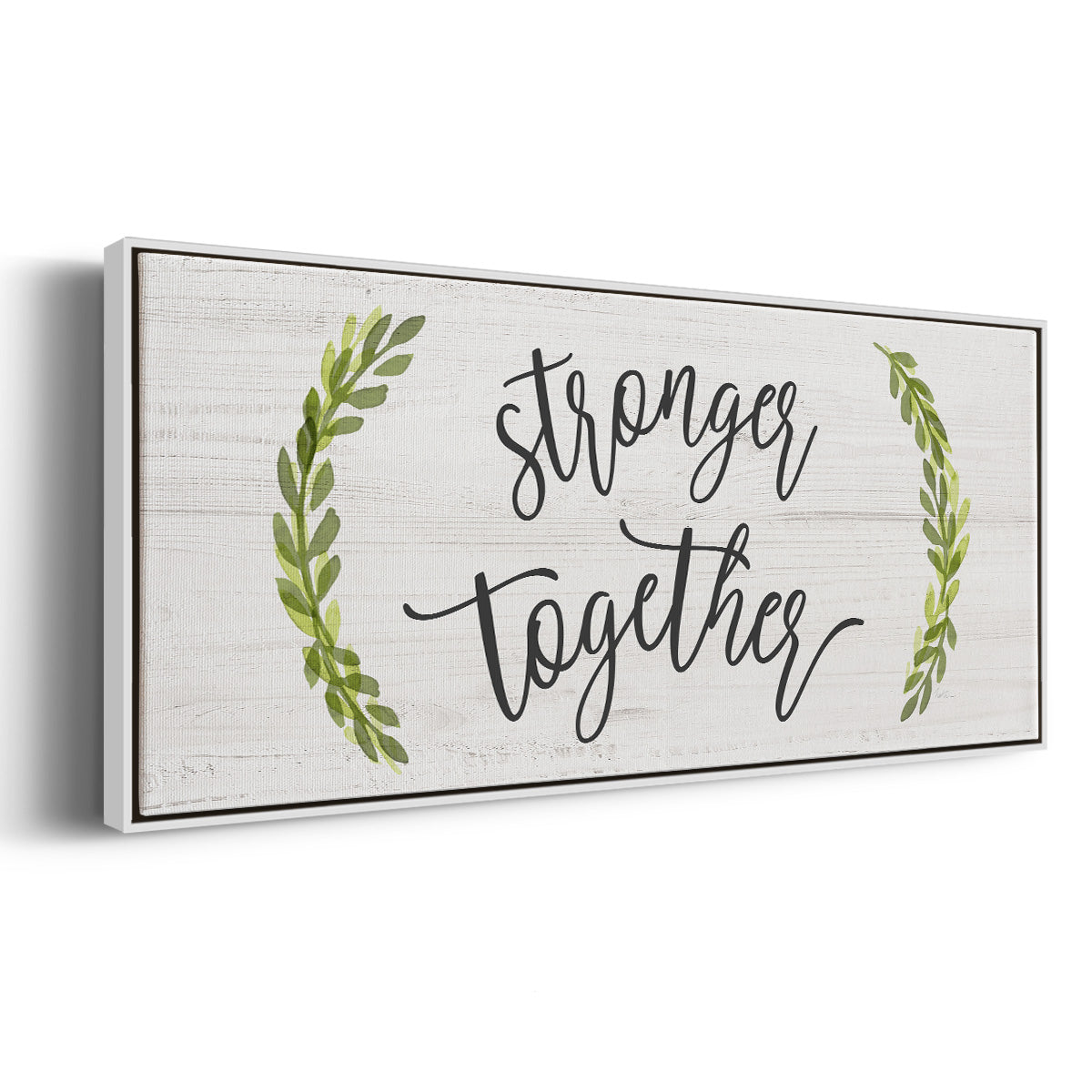 Stronger Together - Floater Framed Canvas Print