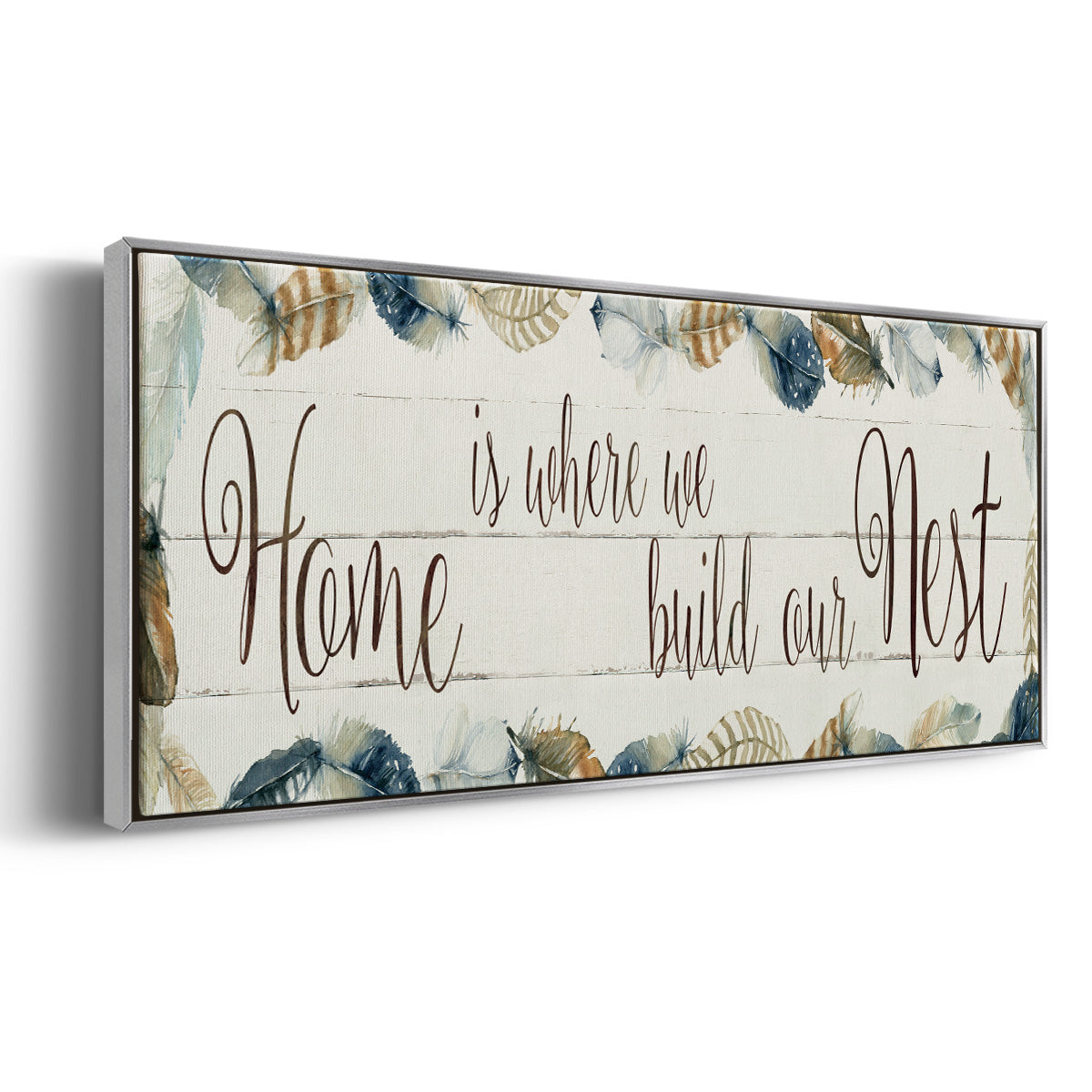 Home Nest - Floater Framed Canvas Print