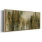 Gold City Shine - Floater Framed Canvas Print