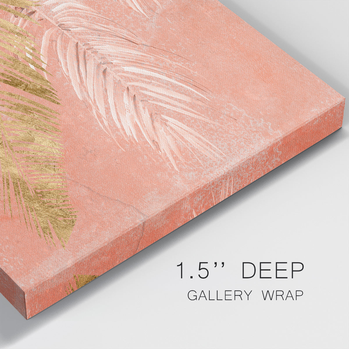 Golden Palms I - Canvas Art Print