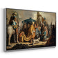 David with Goliath's Head in front of Saul, for Rembrandt, 1627 - Floater Framed Canvas Print
