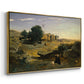 Hagar in the Wilderness, 1835 - Floater Framed Canvas Print