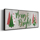 Merry & Bright - Floater Framed Canvas Print